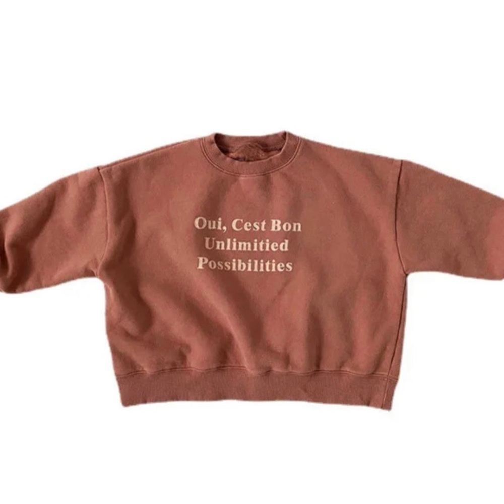 Oui, Cest Bon Oversized Sweatshirt